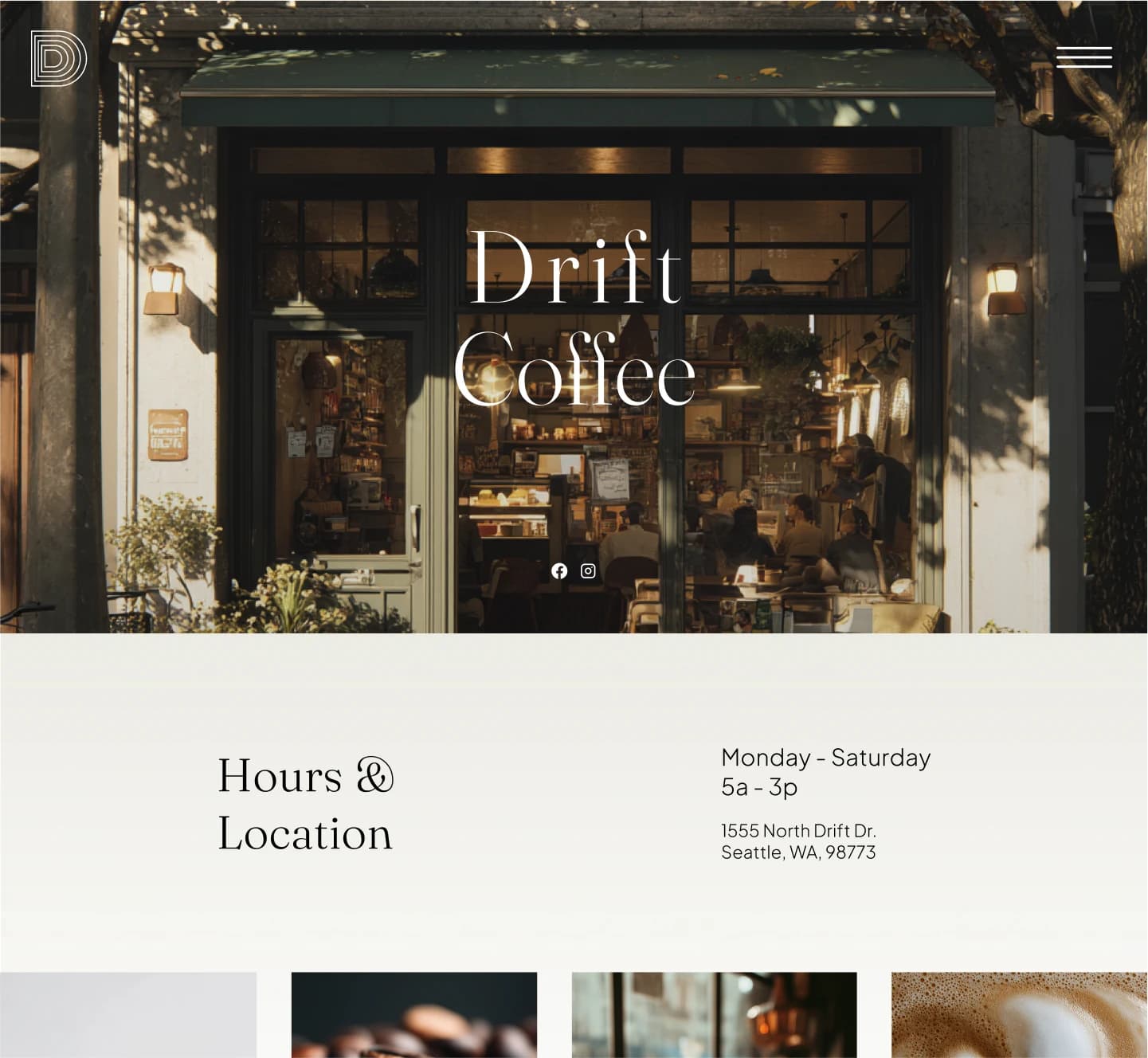 Recent project 1 - Custom website by Taylor Make It